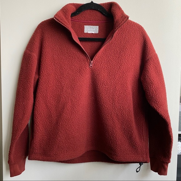 red half sweater